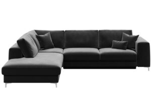 Devichy Sametová rozkládací pohovka Rothe 302 cm