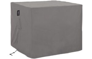 Kave Home Šedý ochranný obal na zahradní židle a křesla Iria 110 x 105 cm