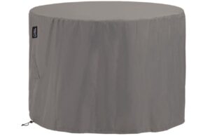 Kave Home Šedý ochranný obal na kulatý zahradní stůl Iria 130 cm
