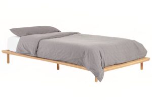 Dřevěná postel Kave Home Anielle 90 x 200 cm