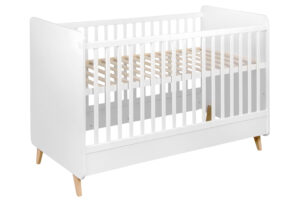 Bílá dětská rostoucí postýlka Quax Loft 60 x 120 cm / 90 x 200 cm