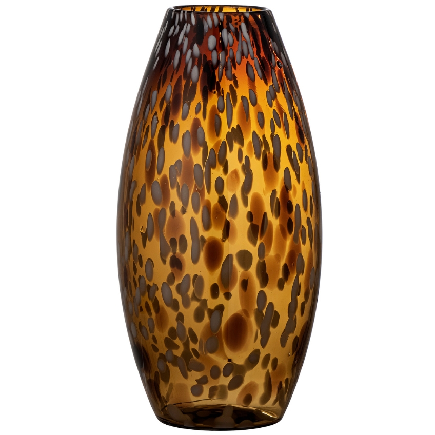 Bloomingville Skleněná váza Daraz 17 cm