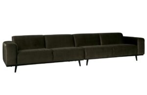 WOOOD Sametová pohovka Twilight 372 cm