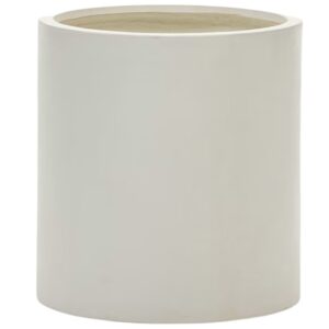 Kave Home Bílý cementový zahradní květináč Aiguablava 55 x 52 cm