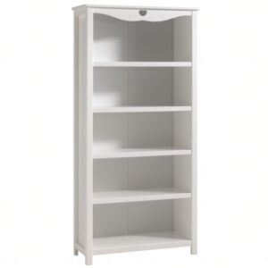 Bílá lakovaná knihovna Vipack Amori 90 x 40 cm