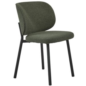 Unique Furniture Bouclé jídelní židle Swan