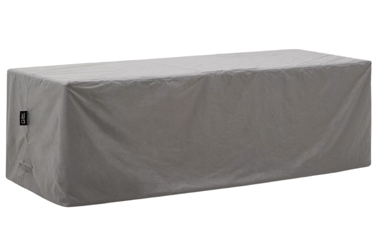 Kave Home Šedý ochranný obal na zahradní stolek Iria 150 x 80 cm