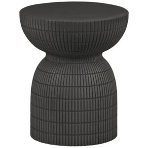 WOOOD Tmavě hnědý odkládací stolek Samy 37 cm