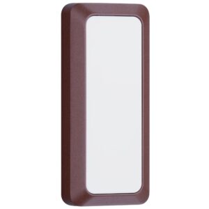 Hnědé kovové venkovní nástěnné LED světlo Nova Luce Appia II.