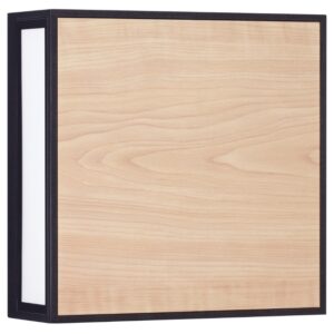 Černé kovové venkovní nástěnné LED světlo Nova Luce Astral II. 22 cm