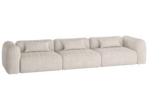 noo.ma Bouclé pohovka Yaro 362 cm