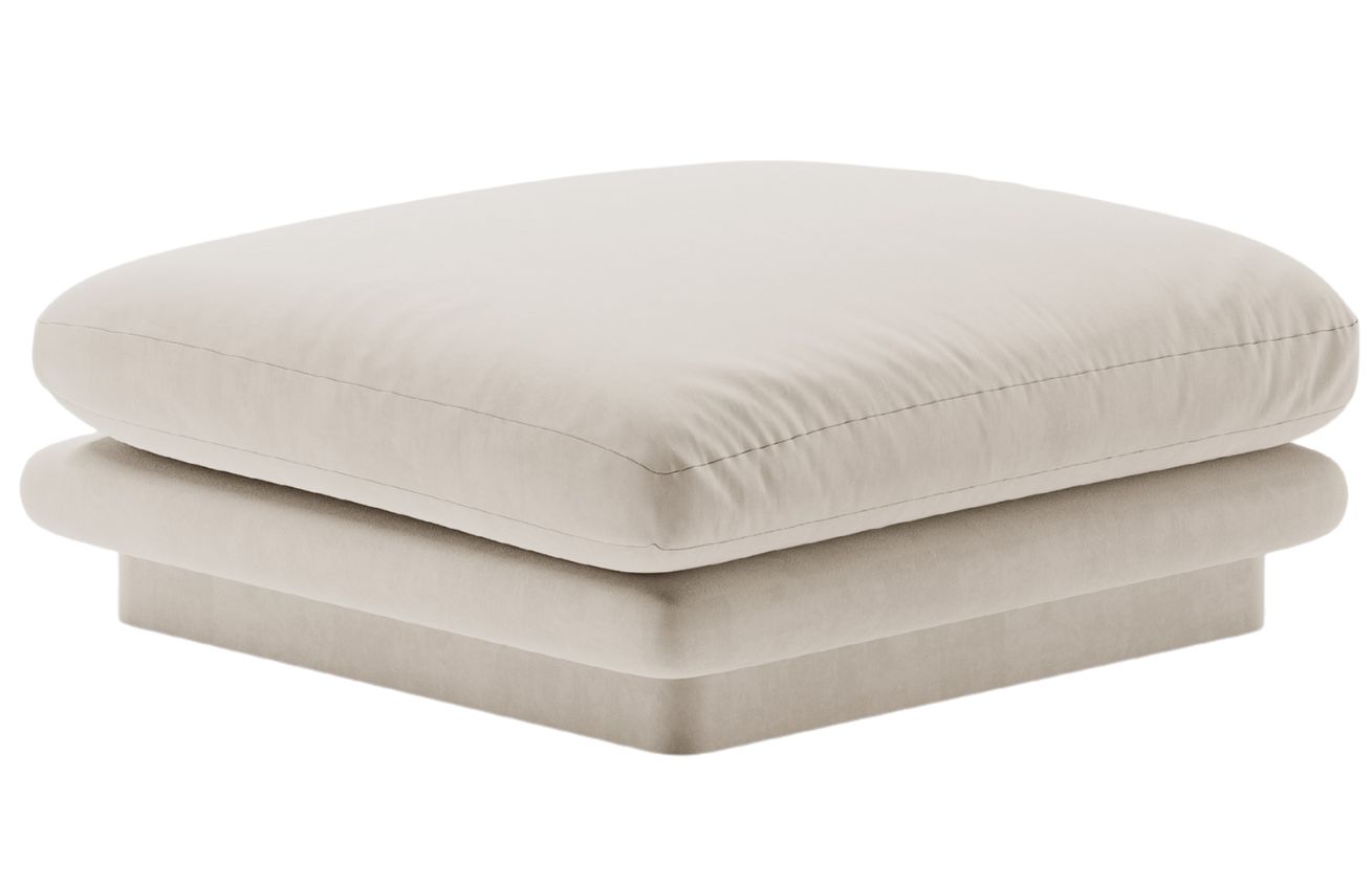 Micadoni Sametová podnožka Torino 80 x 80 cm