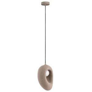 Nova Luce Hnědé závěsné světlo Tempus 20 cm