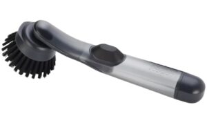 Joseph Joseph Šedý plastový kartáč na nádobí SinkTech