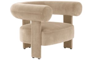 Jotex Béžové čalouněné křeslo SABANA