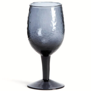 Kave Home Modrá sklenice na víno Sileia