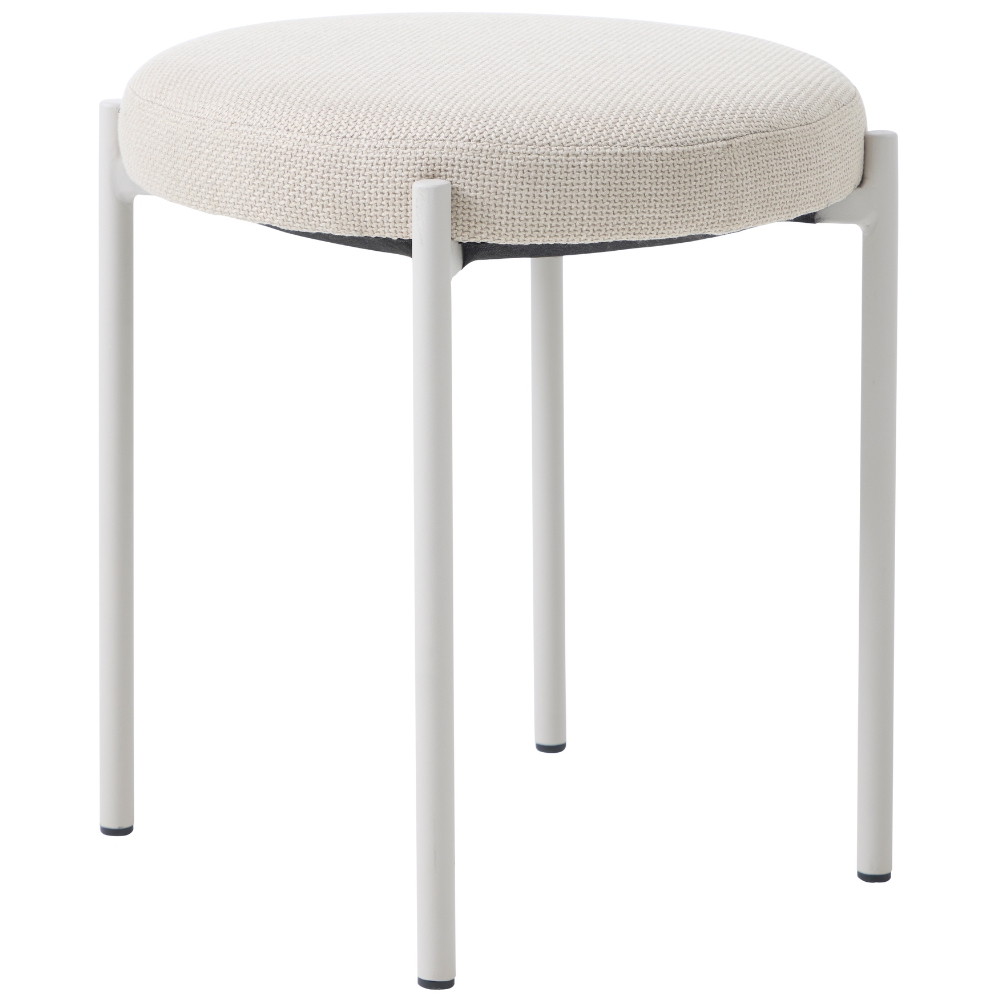 Unique Furniture Krémově bílá čalouněná stolička Pelican 48 cm