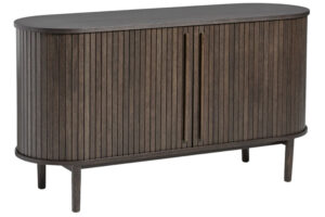 Unique Furniture Tmavá dubová komoda Meta 140 cm