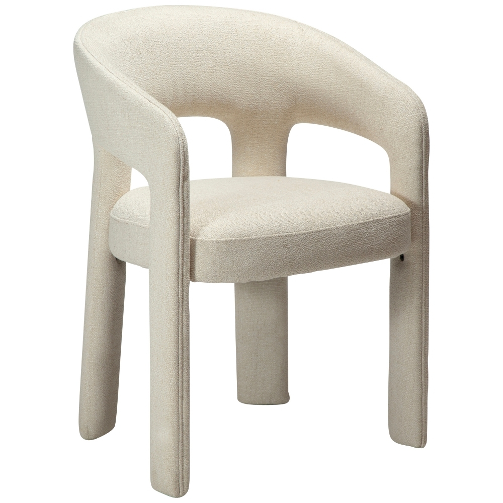 ​​​​​Dan-Form Krémově bílá bouclé jídelní židle DAN-FORM Splendor