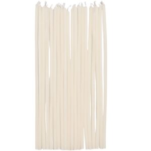 Kave Home Balení dvaceti béžových svíček Solvin Ø 0