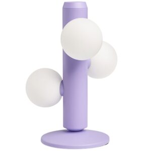 FEST Amsterdam Fialová kovová stolní lampa Kaktee