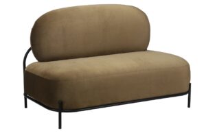 White Label Zelená pohovka POLLY 124