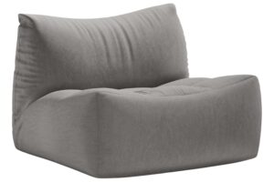 Micadoni Šedé sametové křeslo Tove