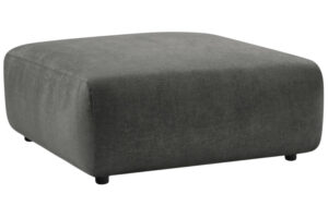 Bobochic Paris Šedá podnožka Lucien 108 x 108 cm