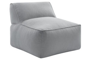 Bobochic Paris Světle šedé zahradní křeslo Riviera