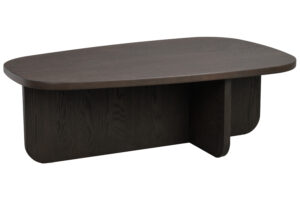 Rowico Hnědý dubový koneferenční stolek BILLINGS 118 x 73 cm