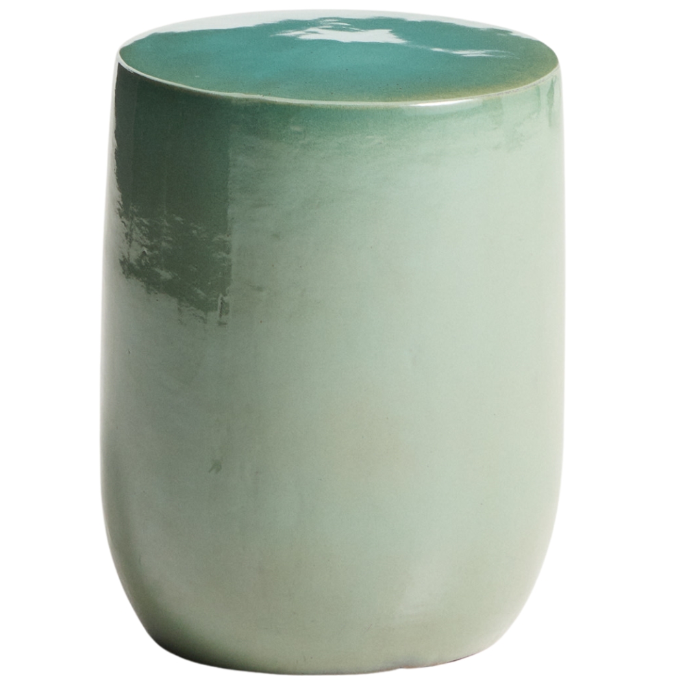 Kave Home Zelený zahradní stolek Mesquida 35 cm