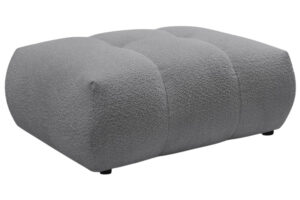 Bobochic Paris Šedá bouclé podnožka Fuji 112 x 80 cm