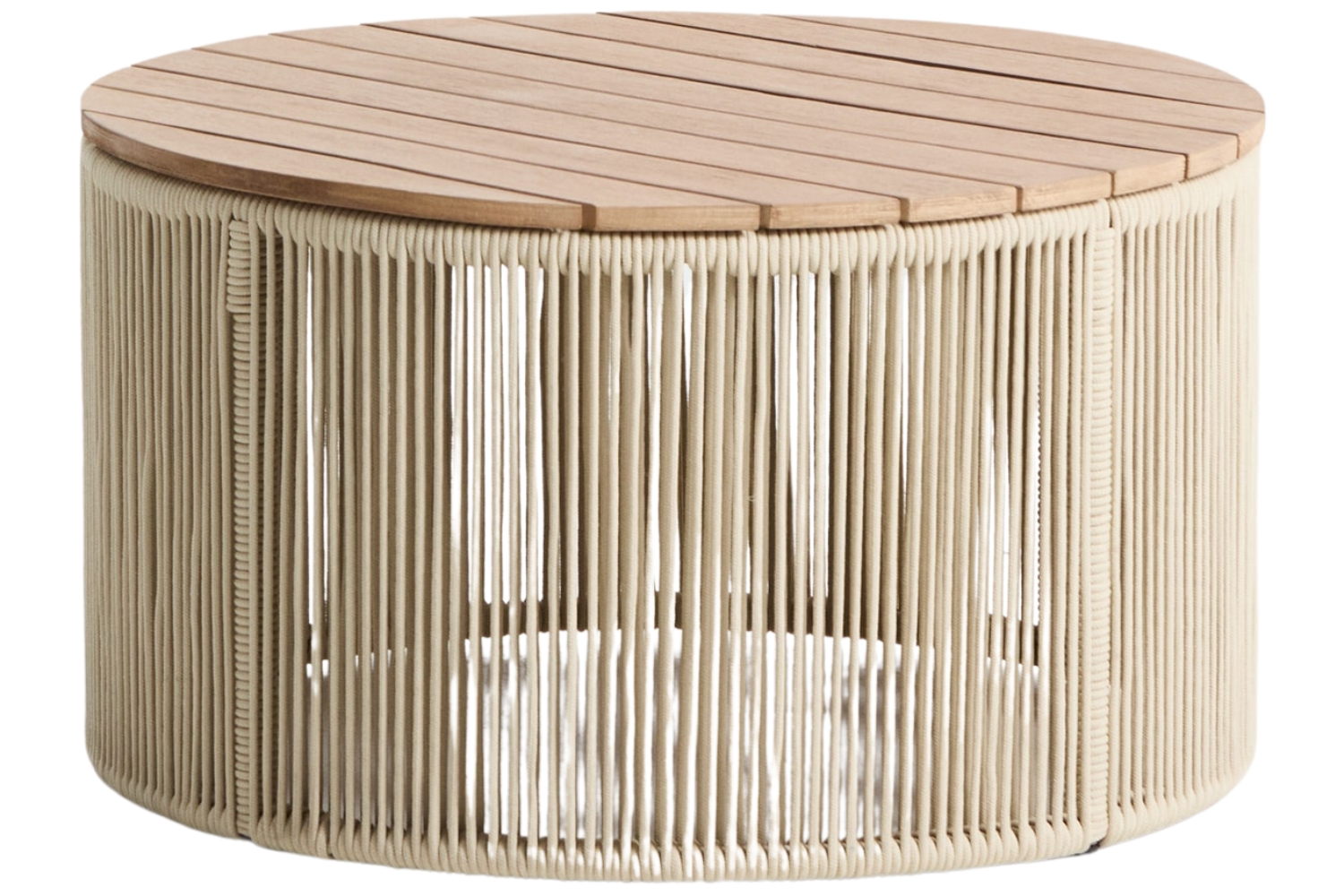 Kave Home Krémový zahradní stolek Dandara 70 cm