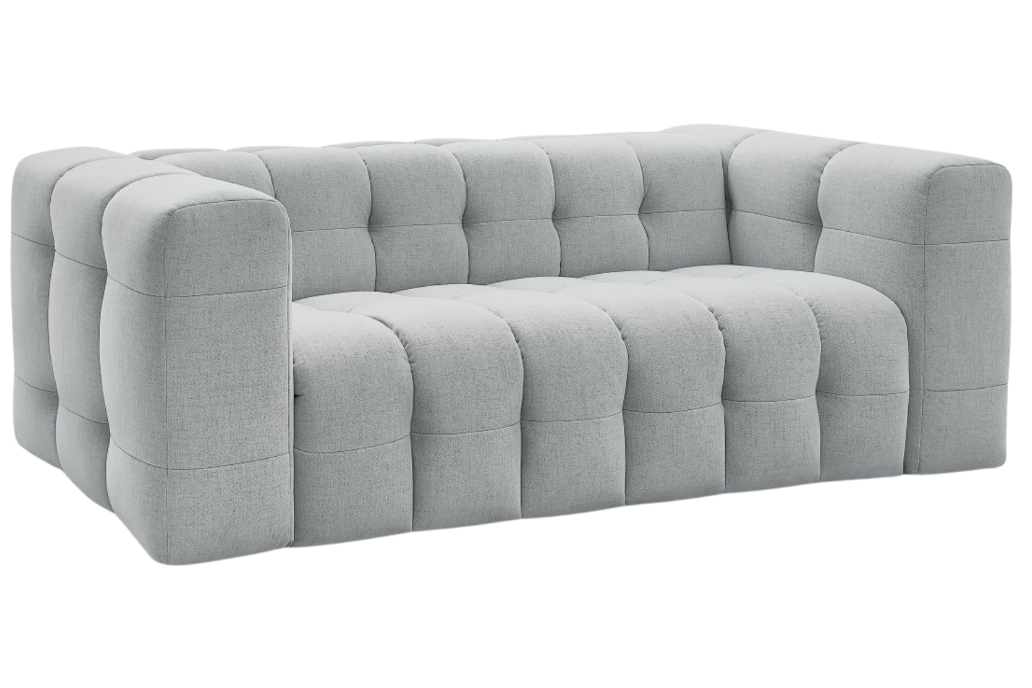 Bobochic Paris Světle šedá rozkládací pohovka Cloud 228 cm