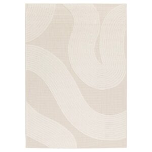 Fargotex Světle béžový zahradní koberec Via 160 x 230 cm