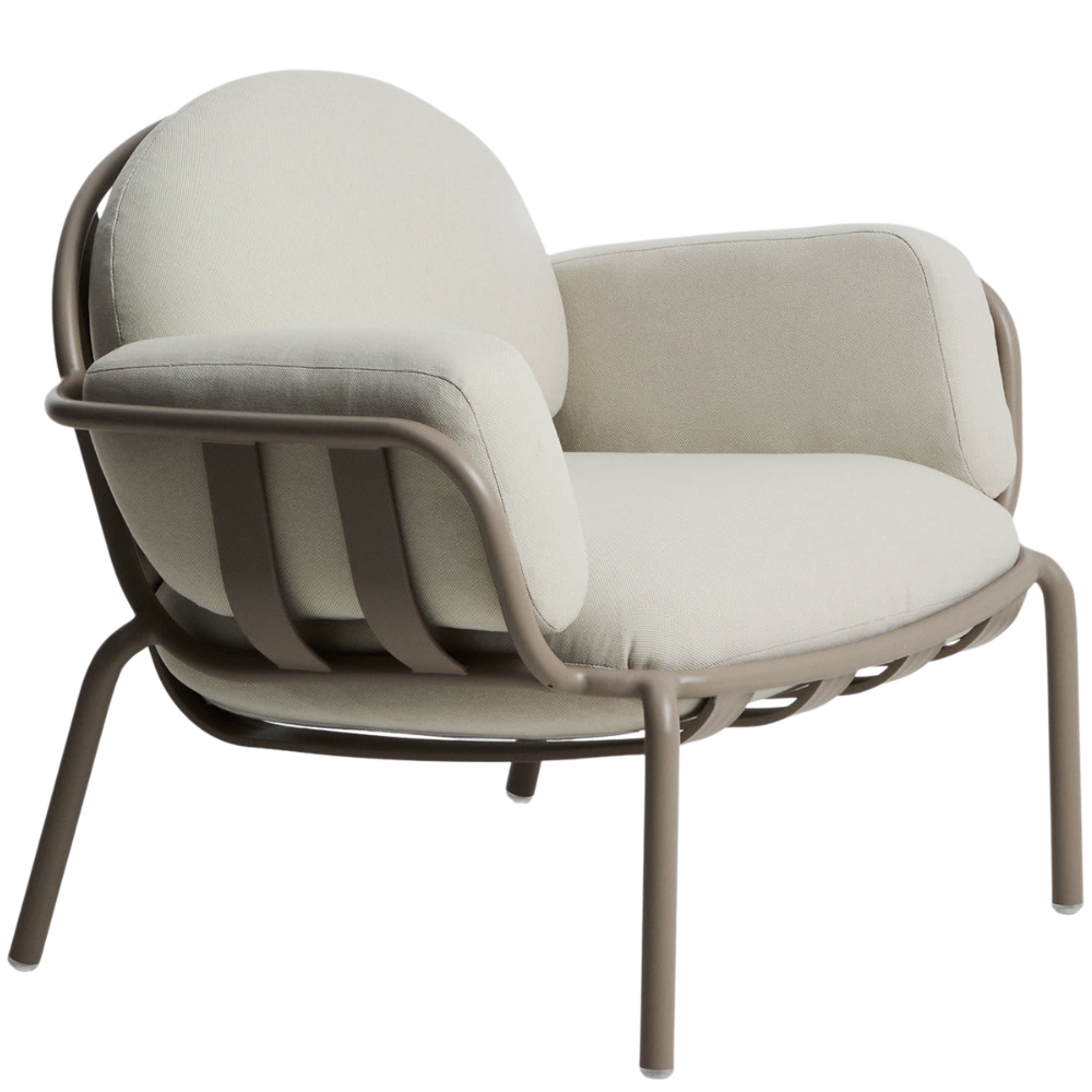 Kave Home Béžové zahradní křeslo Joncols