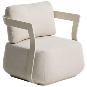 Kave Home Krémové zahradní křeslo Tamaris