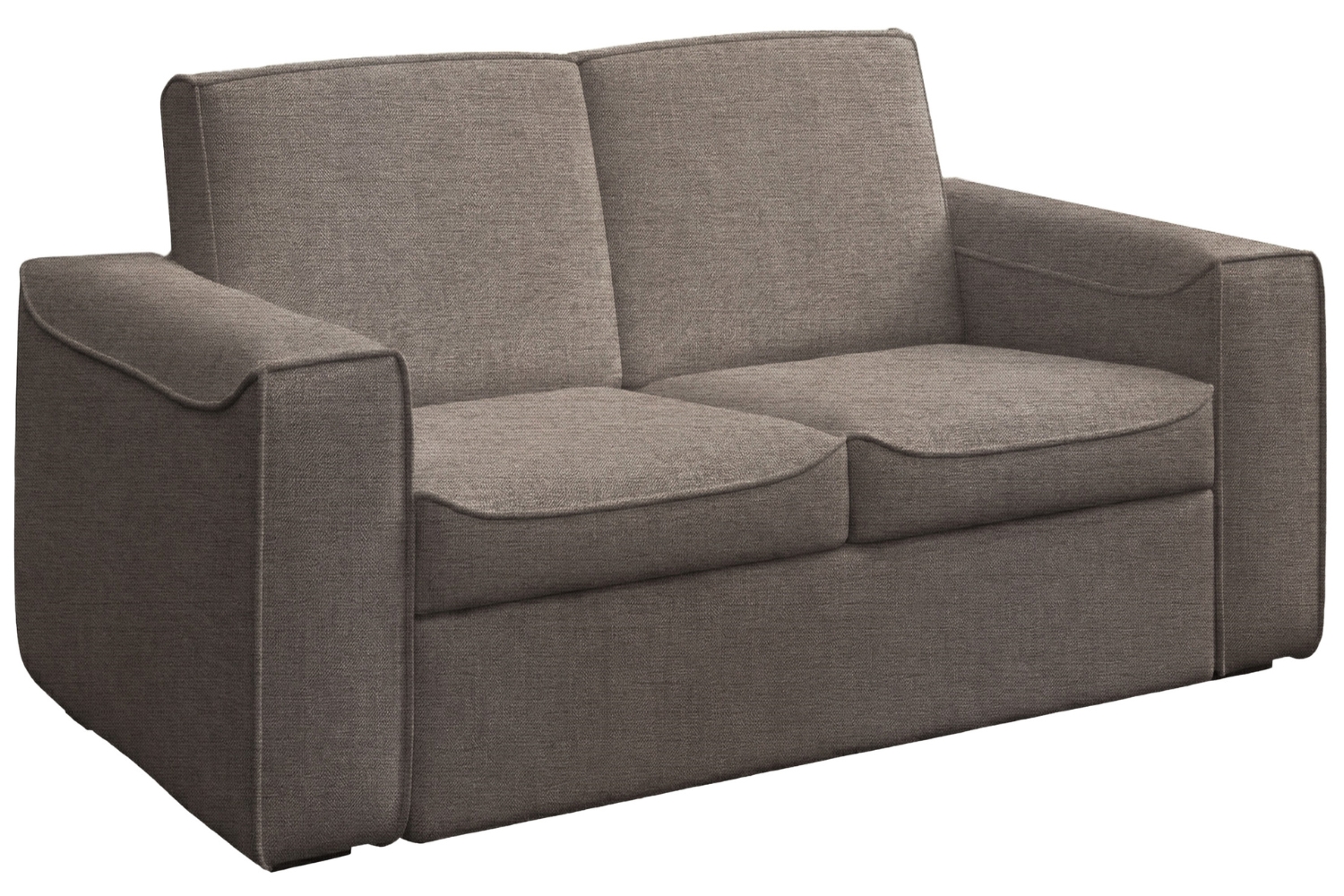 Mesonica Hnědá rozkládací pohovka Muno 152 cm