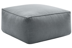 Bobochic Paris Černá zahradní podnožka Riviera 80 x 80 cm