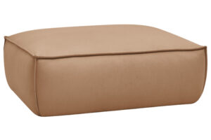 Bobochic Paris Světle hnědá koženková podnožka Boheme 128 x 93 cm