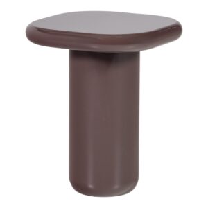 WOOOD Hnědý lakovaný odkádací stolek Zava 50 x 50 cm