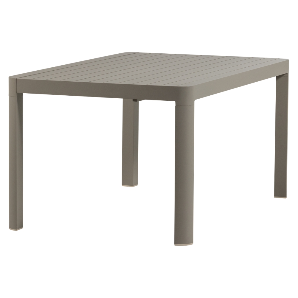 WOOOD Béžový kovový rozkládací zahradní stůl Ovara 150 x 150 cm