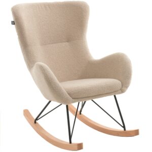 Vipack Béžové houpací křeslo Rocky