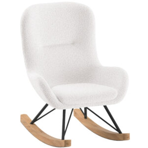 Vipack Bílé dětské houpací křeslo Rocky