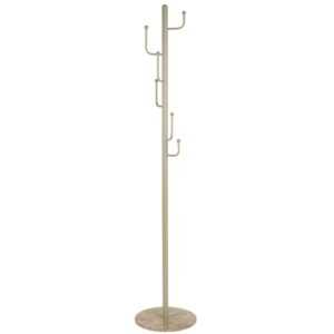 Housecraft Living Béžový kovový stojací věšák Baz 178 cm s mramorovou podstavou