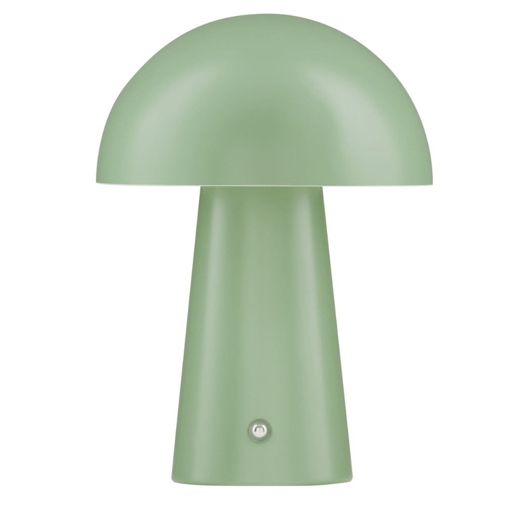 Nova Luce Zelená kovová nabíjecí stolní LED lampa Ande