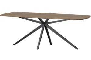 WOOOD Hnědý dubový jídelní stůl Tablo 220 x 100 cm