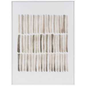 Somcasa Béžovo-hnědý abstraktní obraz Sticks 80 x 60 cm