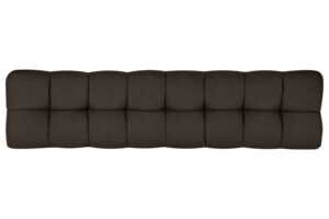 noo.ma Hnědé bouclé čelo k posteli Bolbi 186 cm