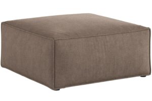 Cosmopolitan Design Hnědá podnožka Aveiro 75 x 75 cm